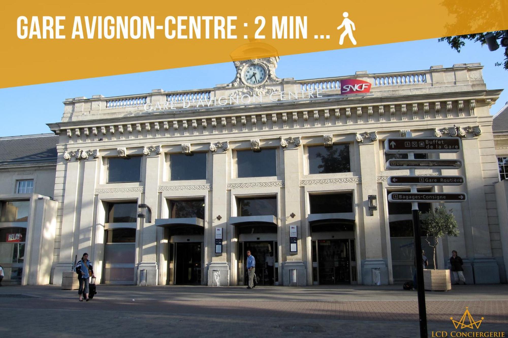 Le Rive Droite - Gare Centre - Wifi - Terrasse - Face Remparts Apartment Avignon Luaran gambar